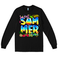 Black summer time Long Sleeve Tee - CowhideDigitalArt