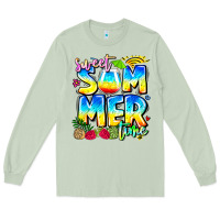 Matcha summer time Long Sleeve Tee - CowhideDigitalArt