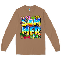 Toasted Coconut summer time Long Sleeve Tee - CowhideDigitalArt
