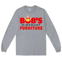Heather Grey bobs discount furniture Long Sleeve Tee - linhVisuals
