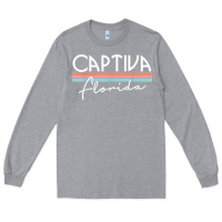 Heather Grey captiva florida t shirt Long Sleeve Tee - linhVisuals