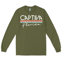 Army Green captiva florida t shirt Long Sleeve Tee - linhVisuals