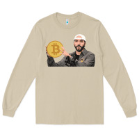 Mushroom el salvador bitcoin bukele legal tender cryptocurrency btc t shirt Long Sleeve Tee - linhVisuals