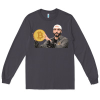 Smoke el salvador bitcoin bukele legal tender cryptocurrency btc t shirt Long Sleeve Tee - linhVisuals