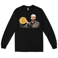 Black el salvador bitcoin bukele legal tender cryptocurrency btc t shirt Long Sleeve Tee - linhVisuals