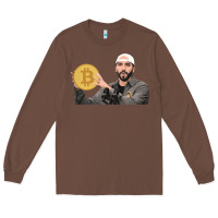 Chestnut el salvador bitcoin bukele legal tender cryptocurrency btc t shirt Long Sleeve Tee - linhVisuals