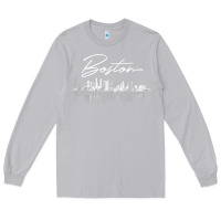 Moon Dust boston skyline t shirt for women, men, girls & boys Long Sleeve Tee - linhVisuals