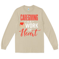 Mushroom caregiving is a work of heart caregiver gifts for men, women t shirt Long Sleeve Tee - linhVisuals