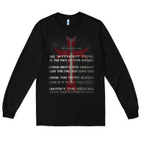 Black knights templar crusader cross ring order be without fear t shirt Long Sleeve Tee - linhVisuals