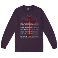 Plum knights templar crusader cross ring order be without fear t shirt Long Sleeve Tee - linhVisuals