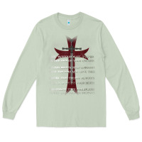 Matcha knights templar crusader cross ring order be without fear t shirt Long Sleeve Tee - linhVisuals