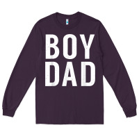 Plum boy dad son father daddy dad t shirt Long Sleeve Tee - linhVisuals
