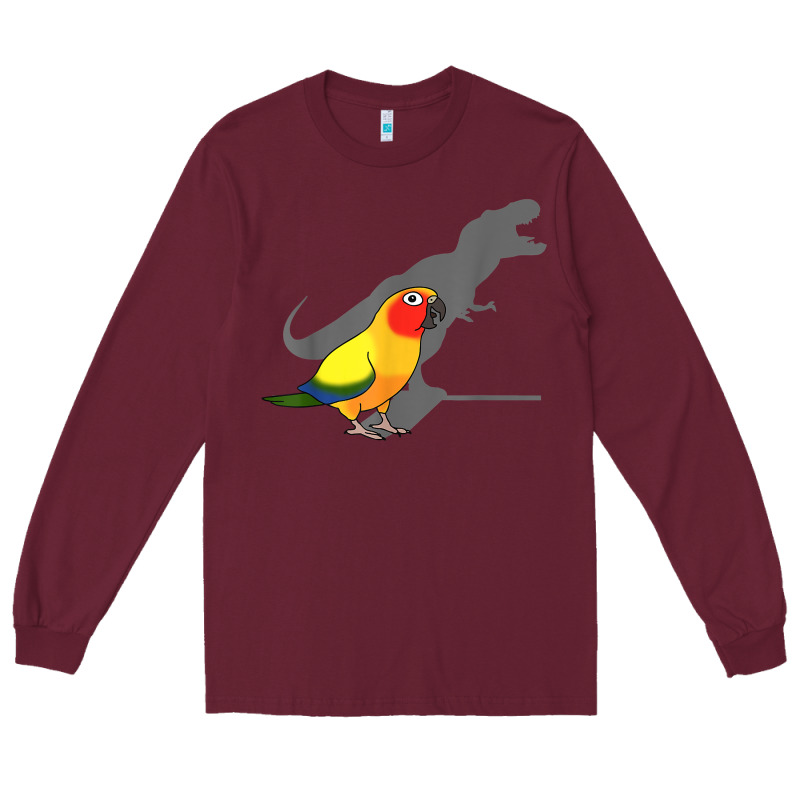 Cute Screaming Parrot, Birb Memes, Funny T Rex Sun Conure T Shirt Long Sleeve Tee by linhVisuals | Teevron
