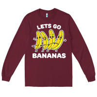 Lets Go Bananas Shirt  Funny Fruit Pun Shirt  Banana T Shirt Long Sleeve Tee | Teevron