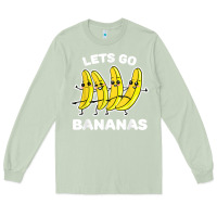 Matcha lets go bananas shirt  funny fruit pun shirt  banana t shirt Long Sleeve Tee - linhVisuals