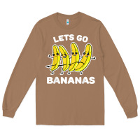 Toasted Coconut lets go bananas shirt  funny fruit pun shirt  banana t shirt Long Sleeve Tee - linhVisuals