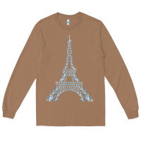 Toasted Coconut eiffel tower with diamonds the parisian french love sign t shirt Long Sleeve Tee - linhVisuals