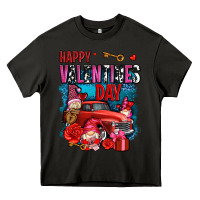 Asphalt happy valentines day with gnomes and truck olivia Heavy Core Tee - OliviaCreatesArt