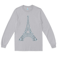 Moon Dust eiffel tower with diamonds the parisian french love sign t shirt Long Sleeve Tee - linhVisuals