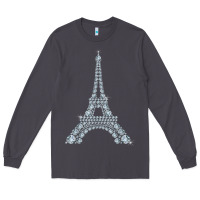 Eiffel Tower With Diamonds The Parisian French Love Sign T Shirt Long Sleeve Tee | Teevron
