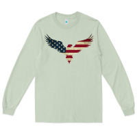 Matcha bald eagle  america Long Sleeve Tee - linhVisuals