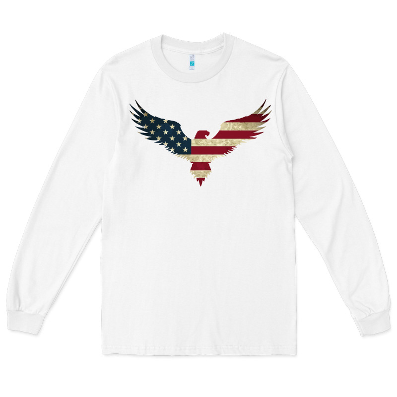 Bald Eagle  America Long Sleeve Tee by linhVisuals | Teevron