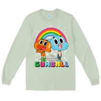 Matcha cn the amazing world of gumball & darwin rainbow portrait pullover hoo Long Sleeve Tee - linhVisuals
