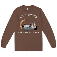 Chestnut funny opossum possum tee live weird fake your death t shirt Long Sleeve Tee - linhVisuals