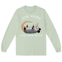 Matcha funny opossum possum tee live weird fake your death t shirt Long Sleeve Tee - linhVisuals