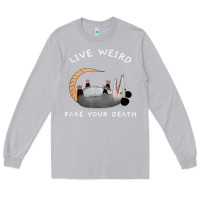 Moon Dust funny opossum possum tee live weird fake your death t shirt Long Sleeve Tee - linhVisuals