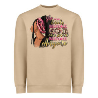 Mushroom She who kneels before god can stand before anyone Heavyweight Sweatshirt - RanaPortraitStore
