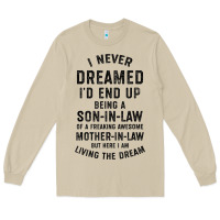 Mushroom mens i never dreamed i'd end up being a son in law funny gift t shirt Long Sleeve Tee - linhVisuals