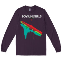 Plum boys like girls [tb] Long Sleeve Tee - linhVisuals
