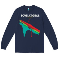 Navy boys like girls [tb] Long Sleeve Tee - linhVisuals