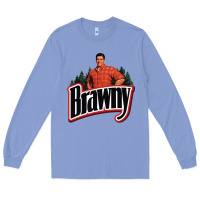 Colony Blue brawny paper towel guy Long Sleeve Tee - linhVisuals