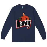 Navy brawny paper towel guy Long Sleeve Tee - linhVisuals