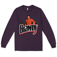 Plum brawny paper towel guy Long Sleeve Tee - linhVisuals