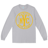 Moon Dust harlem new york nyc vintage sign distressed amber print t shirt Long Sleeve Tee - linhVisuals