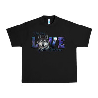 Black for the love of the wolves Urban Heavy Tee - RanaPortraitStore