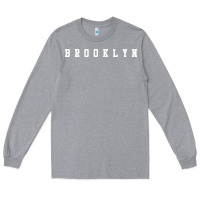 Heather Grey brooklyn [tb] Long Sleeve Tee - linhVisuals