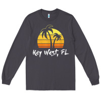 Smoke retro key west t shirt florida beach shirt Long Sleeve Tee - linhVisuals