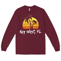 Retro Key West T Shirt Florida Beach Shirt Long Sleeve Tee | Teevron