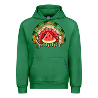 Emerald watermelon summer rainbow Urban Hoodie - Jasminsmagicworld