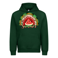 Forest Green watermelon summer rainbow Urban Hoodie - Jasminsmagicworld