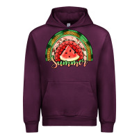 Mauve Wine watermelon summer rainbow Urban Hoodie - Jasminsmagicworld