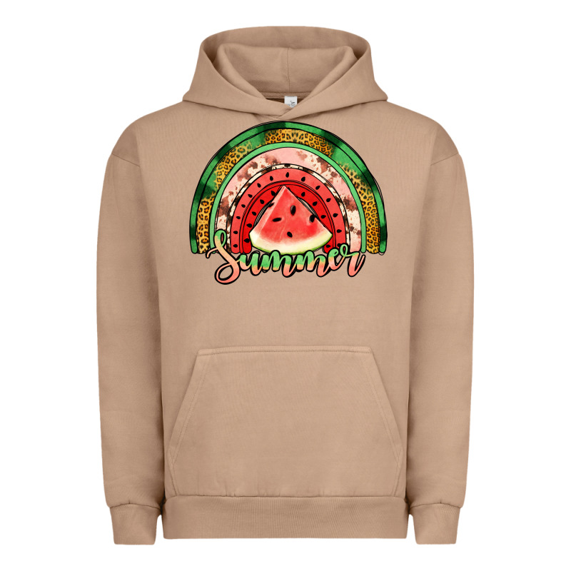 Watermelon Summer Rainbow Urban Hoodie by Jasminsmagicworld | Teevron