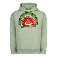 Pigment Oil Green watermelon summer rainbow Urban Hoodie - Jasminsmagicworld