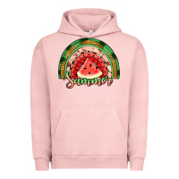 Pigment Salmon watermelon summer rainbow Urban Hoodie - Jasminsmagicworld