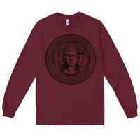 Burgundy city college of new york seal Long Sleeve Tee - linhVisuals