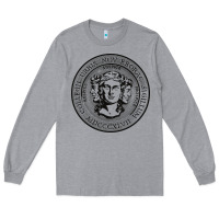 Heather Grey city college of new york seal Long Sleeve Tee - linhVisuals